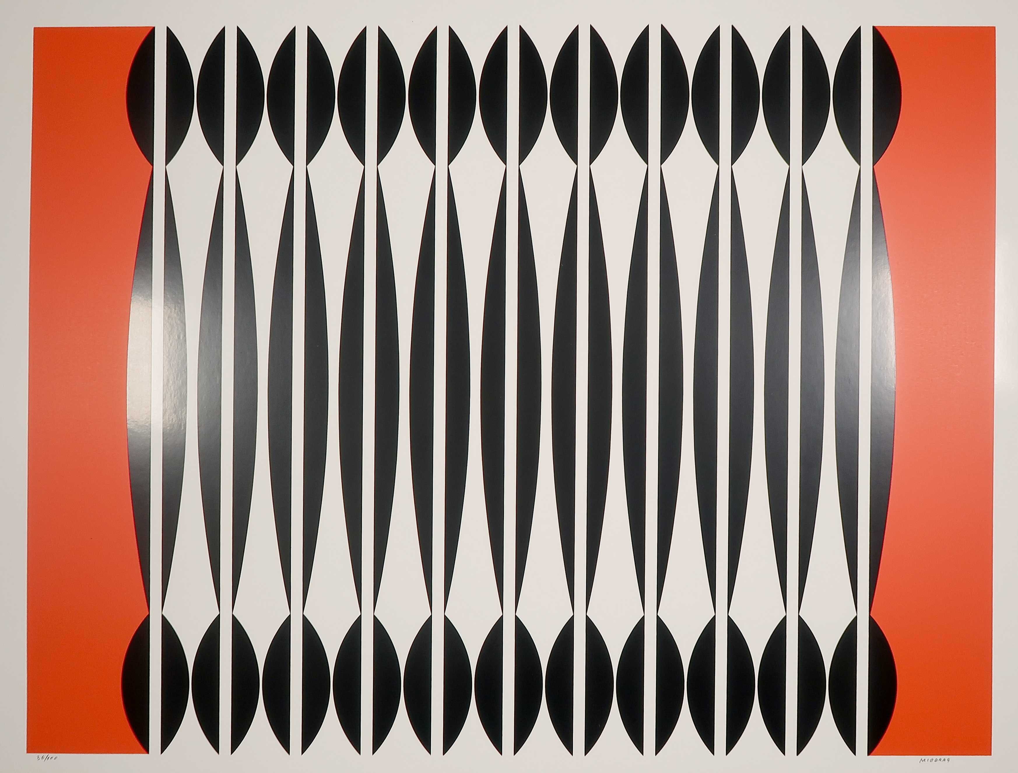 Dordevic Miodrag - Zeefdruk, Abstracte compositie kopen? Bied vanaf 35!