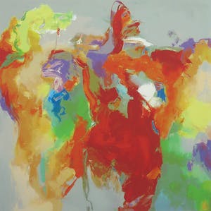 Peter Munnik - Zeefdruk, Zonder titel 1 (g) - Ingelijst kopen? Bied vanaf 40!