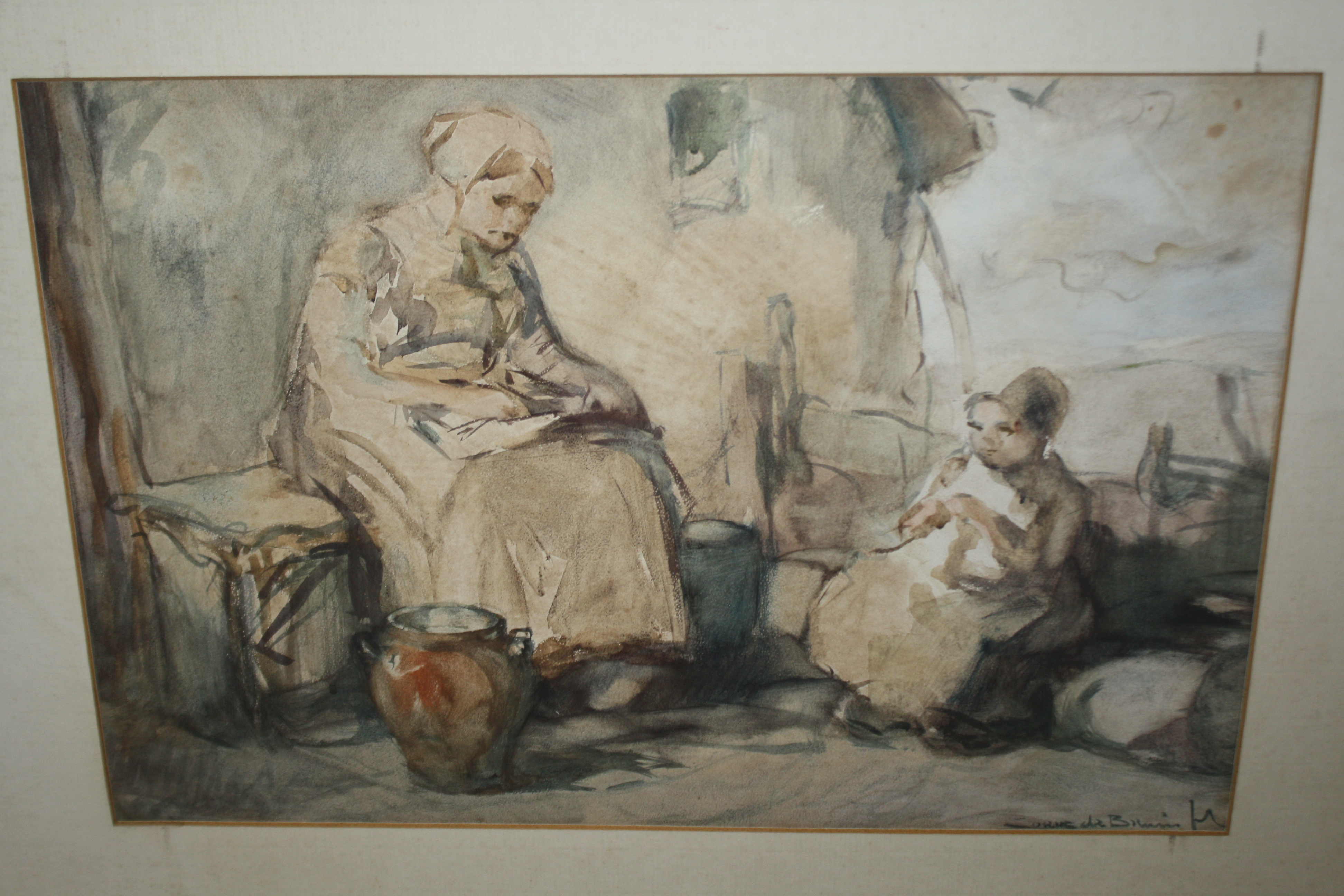 Cornelis de Bruin - moeder en kind verkocht voor € 90!