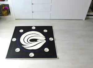 Jack Youngerman - "Mandala (Black)" - Serigraphie - Auflage von 75 - handsigniert - (93 x 91 cm) kopen? Bied vanaf 450!