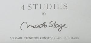 Niet of onleesbaar gesigneerd - Mads Stage - 4 Studies of Cats kopen? Bied vanaf 1!