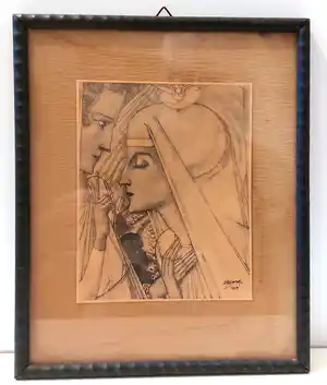 Jan Toorop - geen titel verkocht voor € 10!