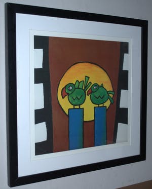 Piet Quekel - Zeefdruk oplage 130 kopen? Bied vanaf 30!