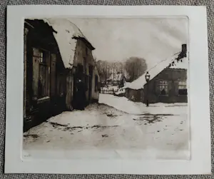 Willem Witsen - Dorpsbuurt, de Driehoek te Ede kopen? Bied vanaf 325!