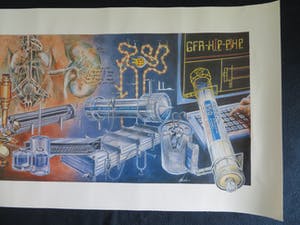 Curiosa - 3 Stuks medisch wetenschappelijke affiches / posters met signatuur " MENA " kopen? Bied vanaf 1!