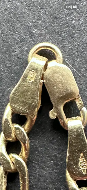 Gouden figaro schakel collier kopen? Bied vanaf 575!