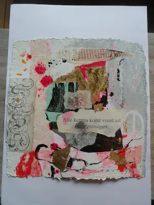 Miriam Slaats - Zeefdruk, Titel ,Alle kennis komt voort uit onze zintuigen kopen? Bied vanaf 35!