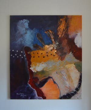 Alexander Vogels - Bacon's room - olieverf - GROOT kopen? Bied vanaf 675!