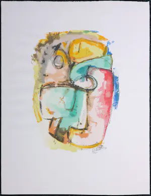 Fons Schobbers - Zeefdruk, Zonder titel kopen? Bied vanaf 50!