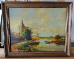 Gerrit van Jeveren - Landschap kopen? Bied vanaf 40!