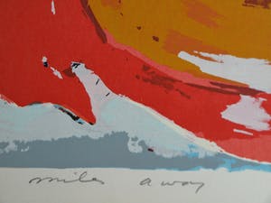 John Lie a Fo - Zeefdruk , Miles Away – gesigneerd – 1990 kopen? Bied vanaf 1!