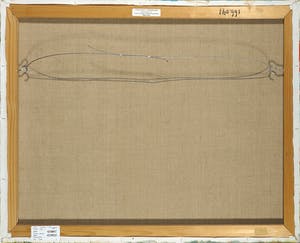 Leo van den Herik - Acryl op doek, De blauwe kamer kopen? Bied vanaf 1!