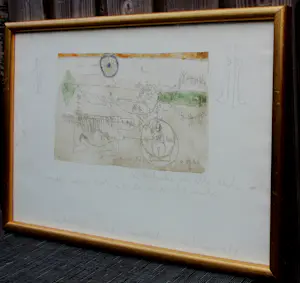 Anton Heyboer - Ingelijste ets - 1984 kopen? Bied vanaf 199!