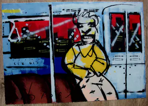 Buy Herman Brood - Zeefdruk: Metro? Bid from 425!