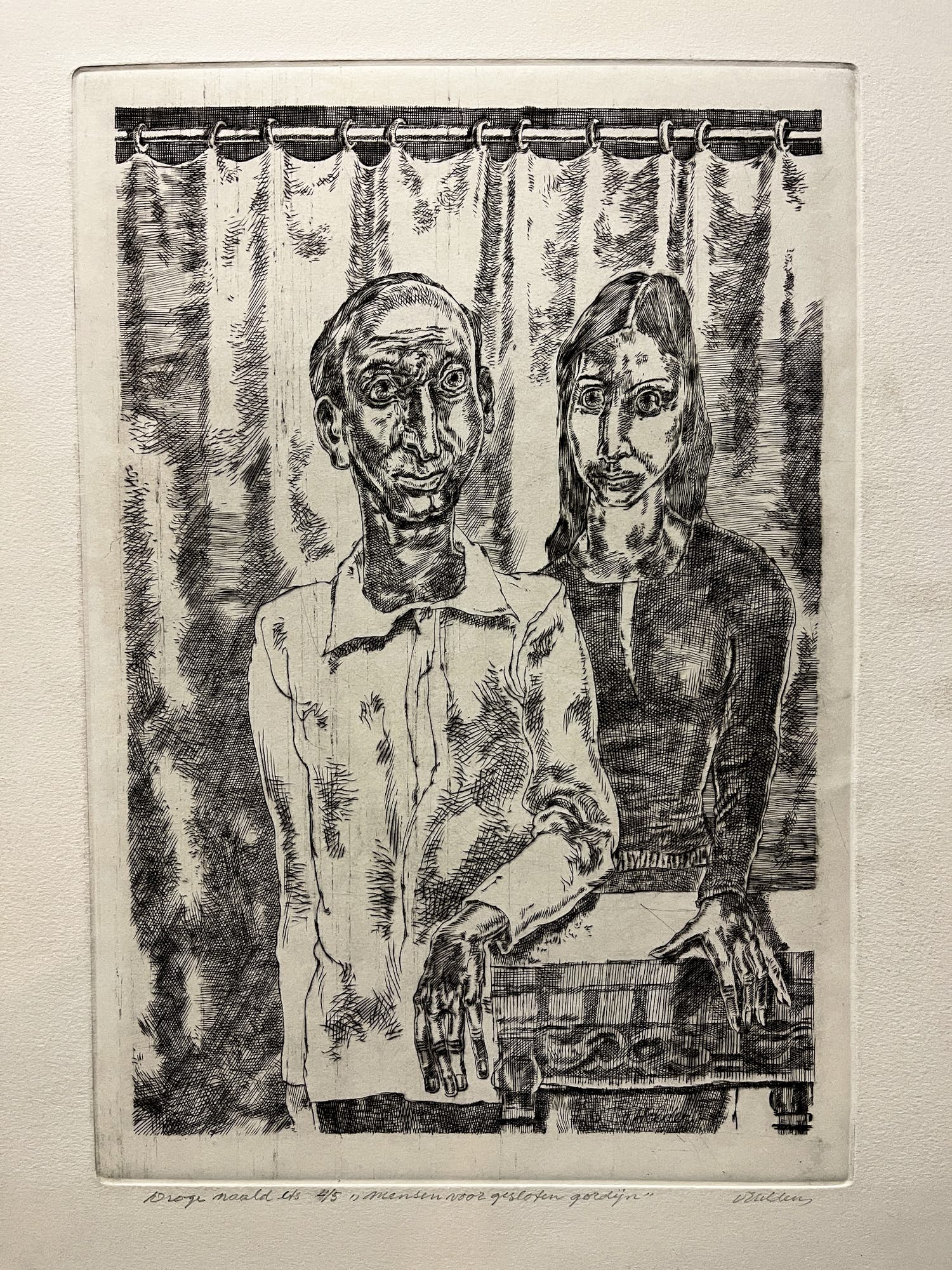 Jan van Helden - Mensen voor gesloten gordijn kopen? Bied vanaf 30!