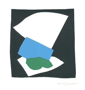 Niet of onleesbaar gesigneerd - Kleurenzeefdruk ABSTRACTE COMPOSITIE. kopen? Bied vanaf 1!