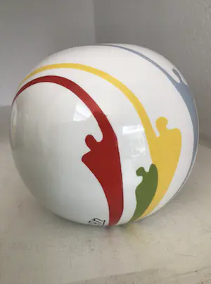 Corry Ammerlaan - Twee bolvormige kaarsenstandaards - Gesigneerd kopen? Bied vanaf 1!