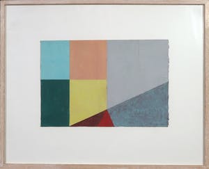 Henri Plaat - Gouache, Zonder titel - Ingelijst kopen? Bied vanaf 100!