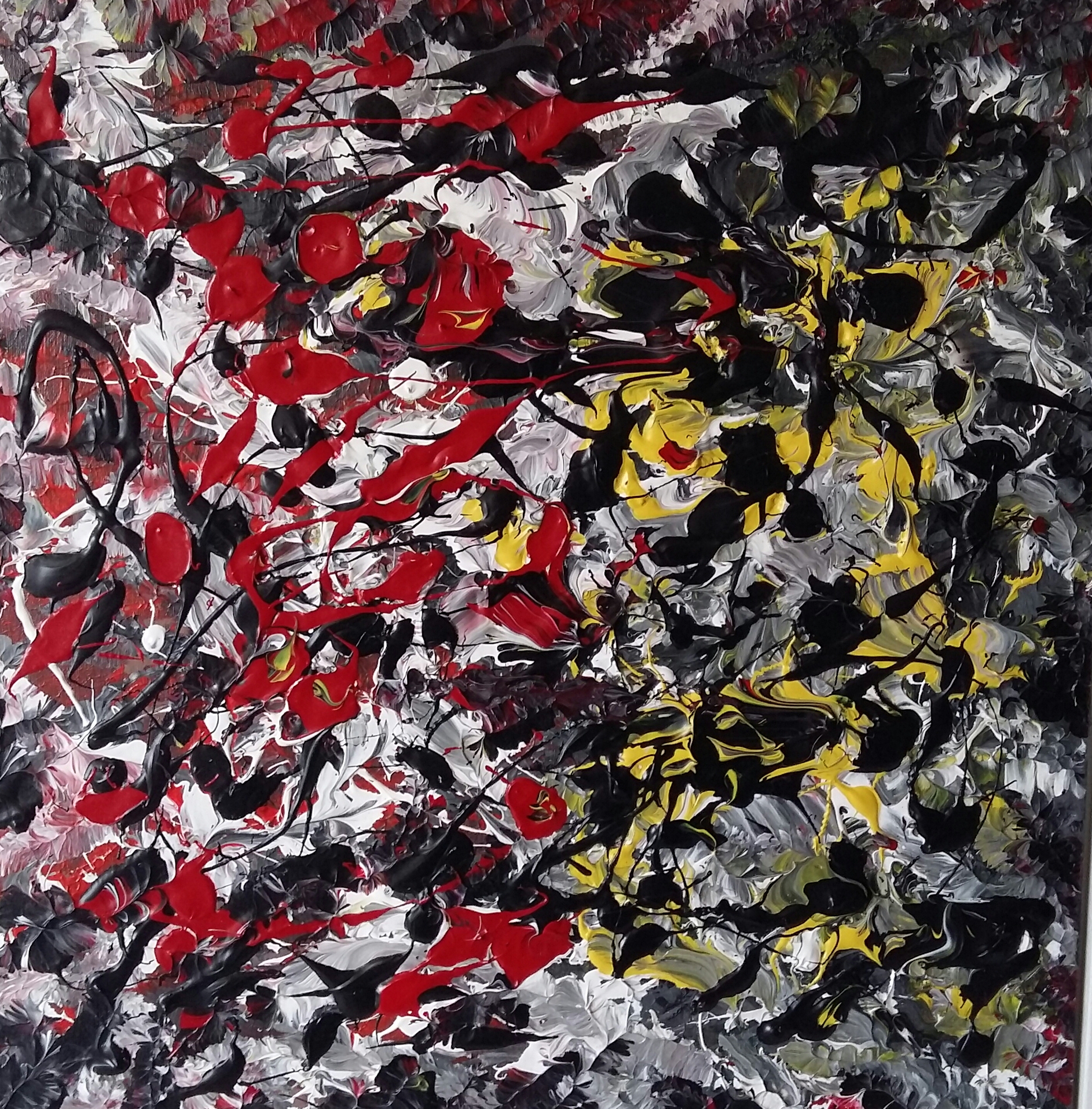 Joost Erftemeijer - Joer abstract Red verkocht voor € 75!