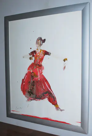 Kees Pé Schilder - Indian Dance - gemengde techniek - 2000 kopen? Bied vanaf 75!