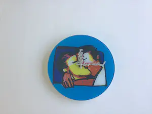 Curiosa - Wandklok van herman brood “de kus” kaufen? Bieten Sie von 1!