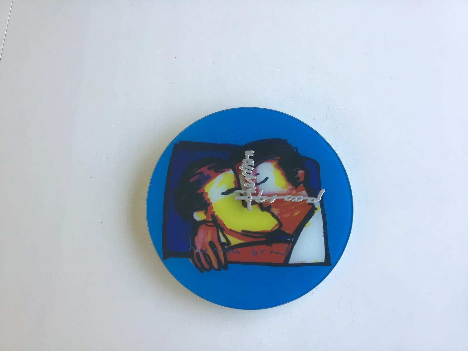 Curiosa - Wandklok van herman brood “de kus” kopen? Bied vanaf 1!