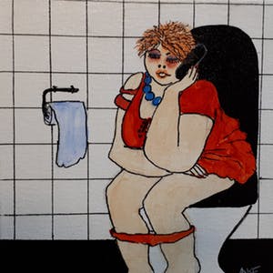 Anke Peddemors - kunst voor in het kleinste kamertje liesje kopen? Bied vanaf 17!