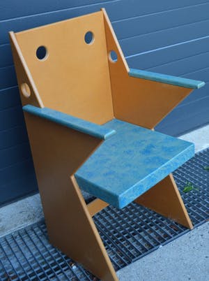 Niet of onleesbaar gesigneerd - Design stoel. kopen? Bied vanaf 1!