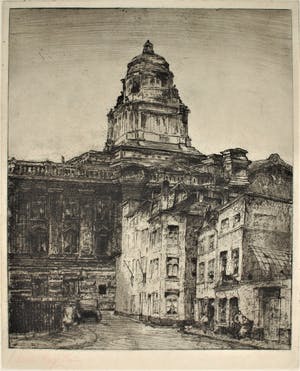 Henri Logelain - gezicht op Paleis van Justitie te Brussel kopen? Bied vanaf 35!