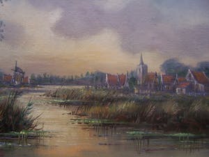 Hermanus Cornelis Hokken - Dorp aan het water kopen? Bied vanaf 40!