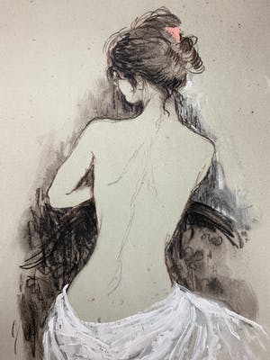 Bernard Charoy - Female Nude kopen? Bied vanaf 30!