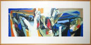 Peter Meijer - Zeefdruk, Son of a beach - Ingelijst (Zeer groot) verkocht voor € 60!