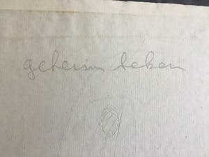 Jan Montyn - geheim teken 1961 1/1 kopen? Bied vanaf 120!