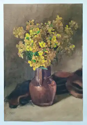 Arthur Théo Dirkx - Stilleven met bloemen kopen? Bied vanaf 100!