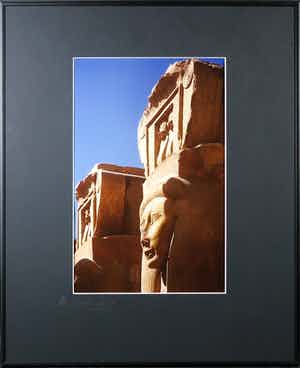 Paul Huf - Foto, Egypte - Ingelijst verkocht voor € 1!