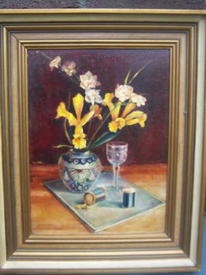 Niet of onleesbaar gesigneerd - Stilleven kopen? Bied vanaf 10!