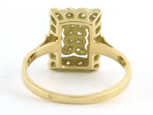 18k bicolour gouden ring bezet met single cut geslepen diamant tot. 0.30ct kopen? Bied vanaf 360!