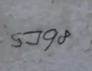 Stef Jurrien - Tekening: Compositie met verticale en licht gebogen lijnen - 1998 kopen? Bied vanaf 75!