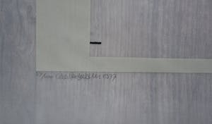 Cees Andriessen - Zeefdruk op transparant papier: "lijn en vlak" - 1977 kopen? Bied vanaf 45!