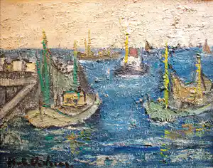 Hubert De Vries - Scheepsverkeer op de Schelde verkocht voor € 220!