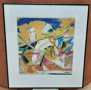 Lex Grote - Schilderij: 'Abstract' kopen? Bied vanaf 35!