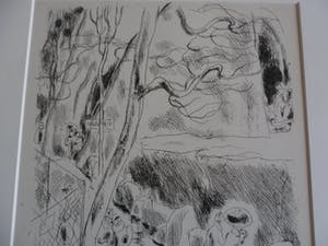 Maurice Asselin - 2 Etsen. titel, "Belleville à vol d'âme". kopen? Bied vanaf 20!