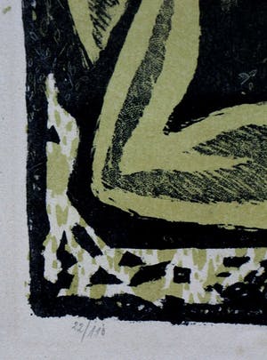 Mladen Srbinovic - litho: naakte figuren - 1955 kopen? Bied vanaf 75!