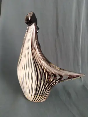 Niet of onleesbaar gesigneerd - De gestreepte haan, handgemaakt kopen? Bied vanaf 1!