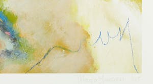 Marja Jansen - Pigmentdruk (handbewerkt) - Abstracte Compositie kopen? Bied vanaf 1!