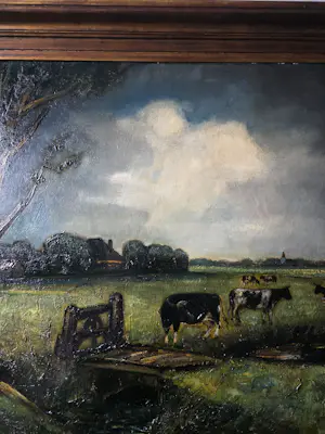 Arnout Colnot - Landschap met koeien kopen? Bied vanaf 1250!