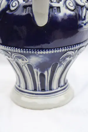 Niet of onleesbaar gesigneerd - Prachtige Orginele Gerzit Steengoed Baardman Kruik (20e eeuw) kopen? Bied vanaf 1!