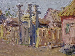 Alexander Lopatkin - Russian soviet impressionist landscape kopen? Bied vanaf 220!