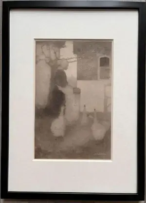 AcheterJan Mankes - Originele Heliogravure Ganzenliesje 1923? Enchérissez de 120!