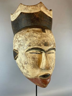 Ogoni - 210846 - Rare Old Tribal used mask from the Ogoni - Nigeria. kopen? Bied vanaf 65!